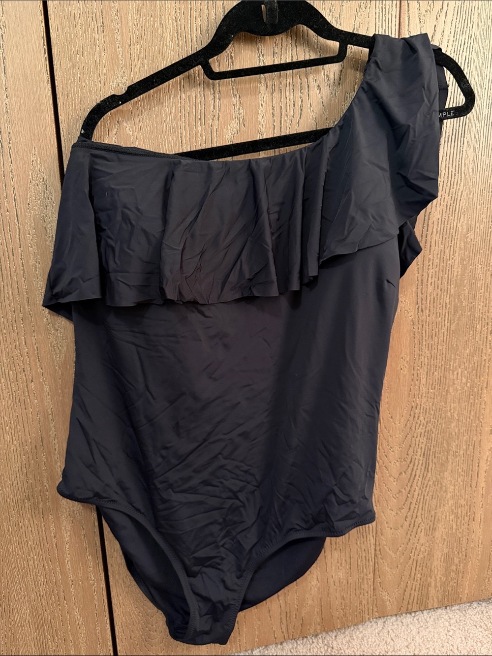 White Birch One-Shoulder Ruffle Swimsuit
